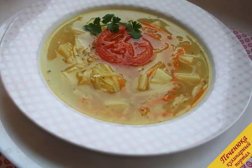 10) Овощной суп в мультиварке готов! Приятного вам аппетита!