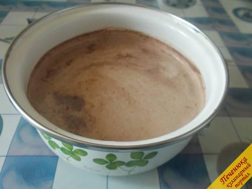 4) Такую массу вливаем в кастрюлю с молоком, доводим до кипения, и какао готово!
