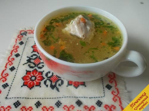 5) Вермишелевый суп на курином бульоне очень вкусен. Приятного аппетита!
